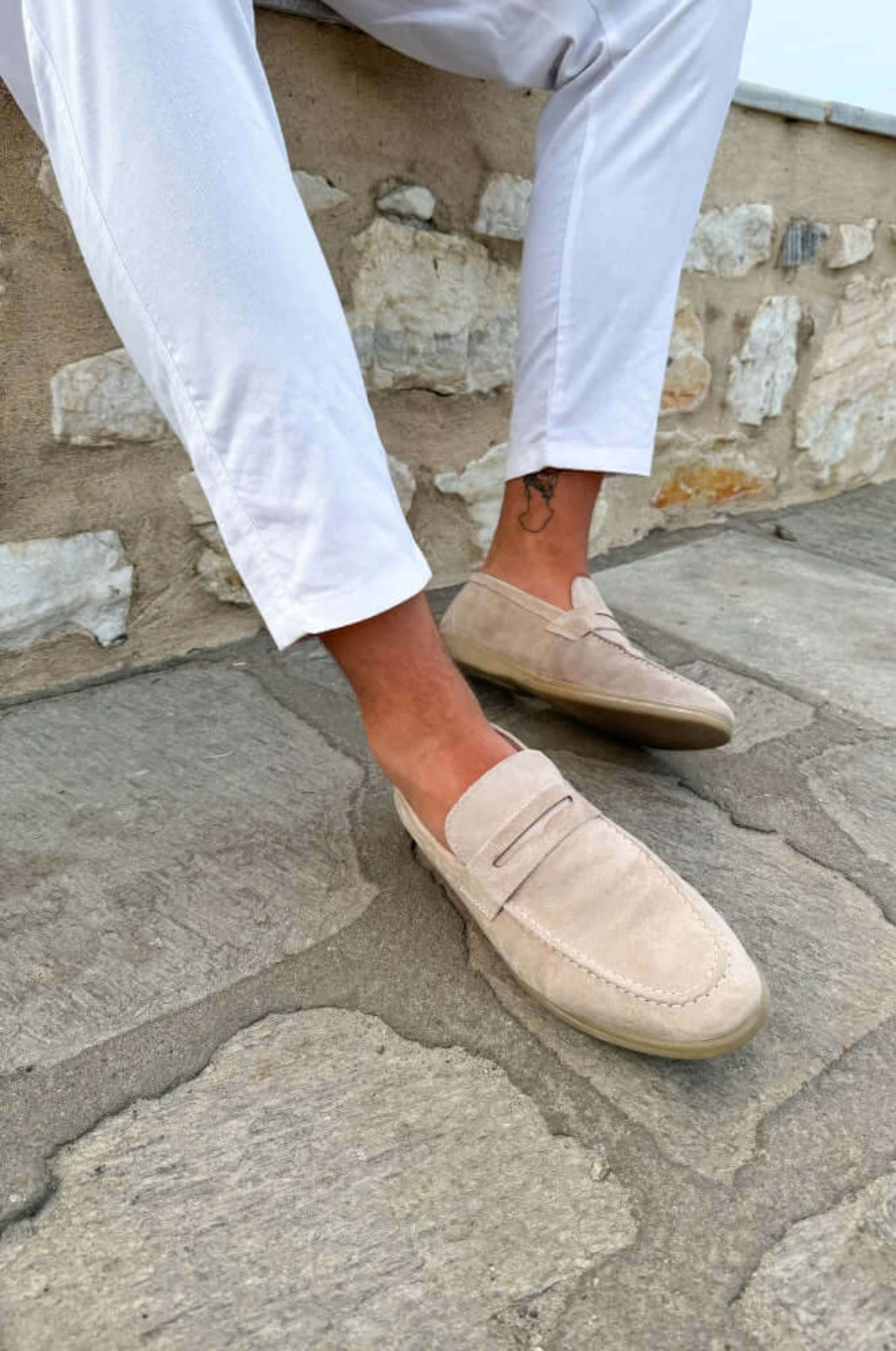 Loafer aus Wildleder