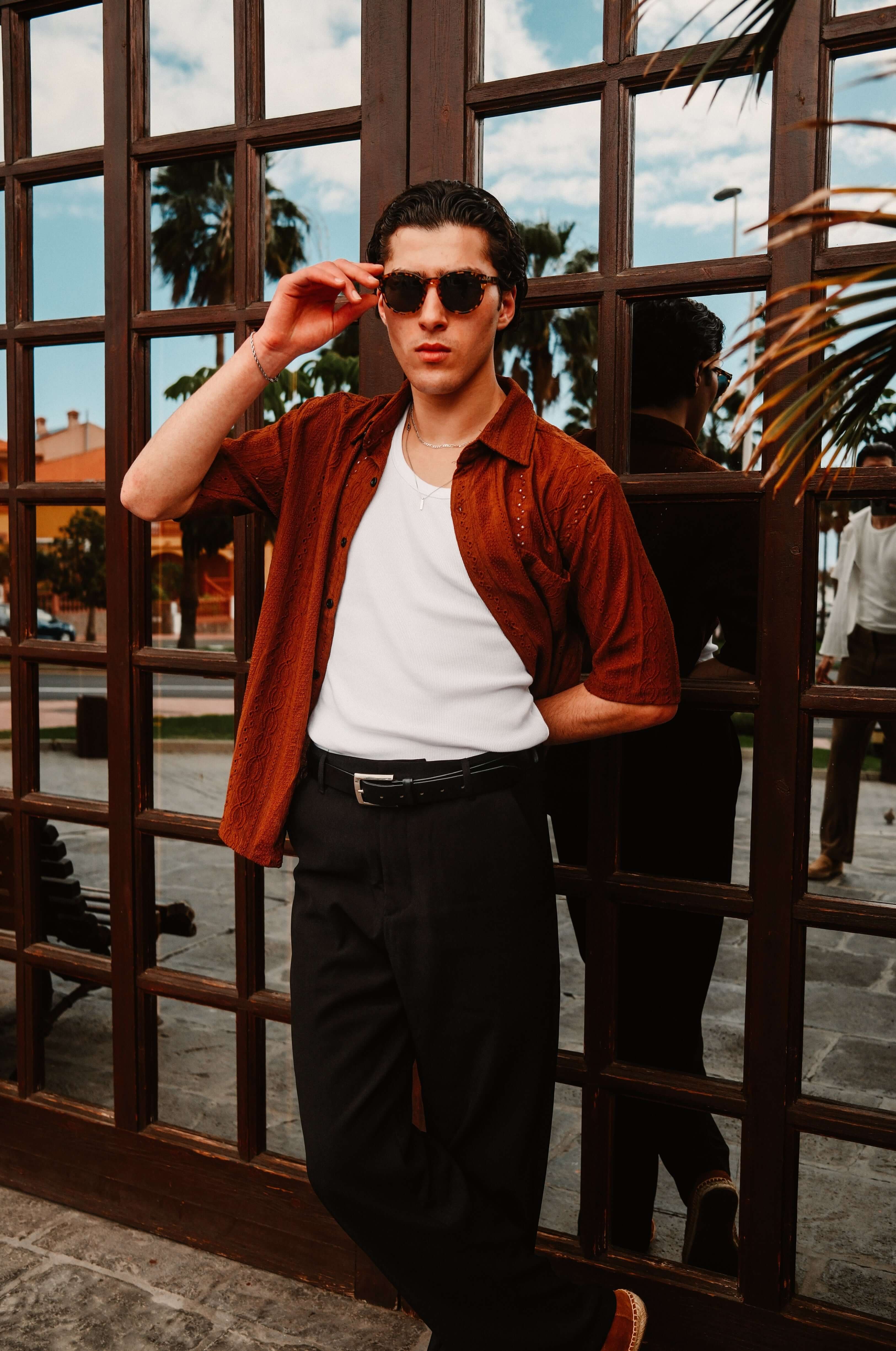 Jacquard-Poloshirt Verano