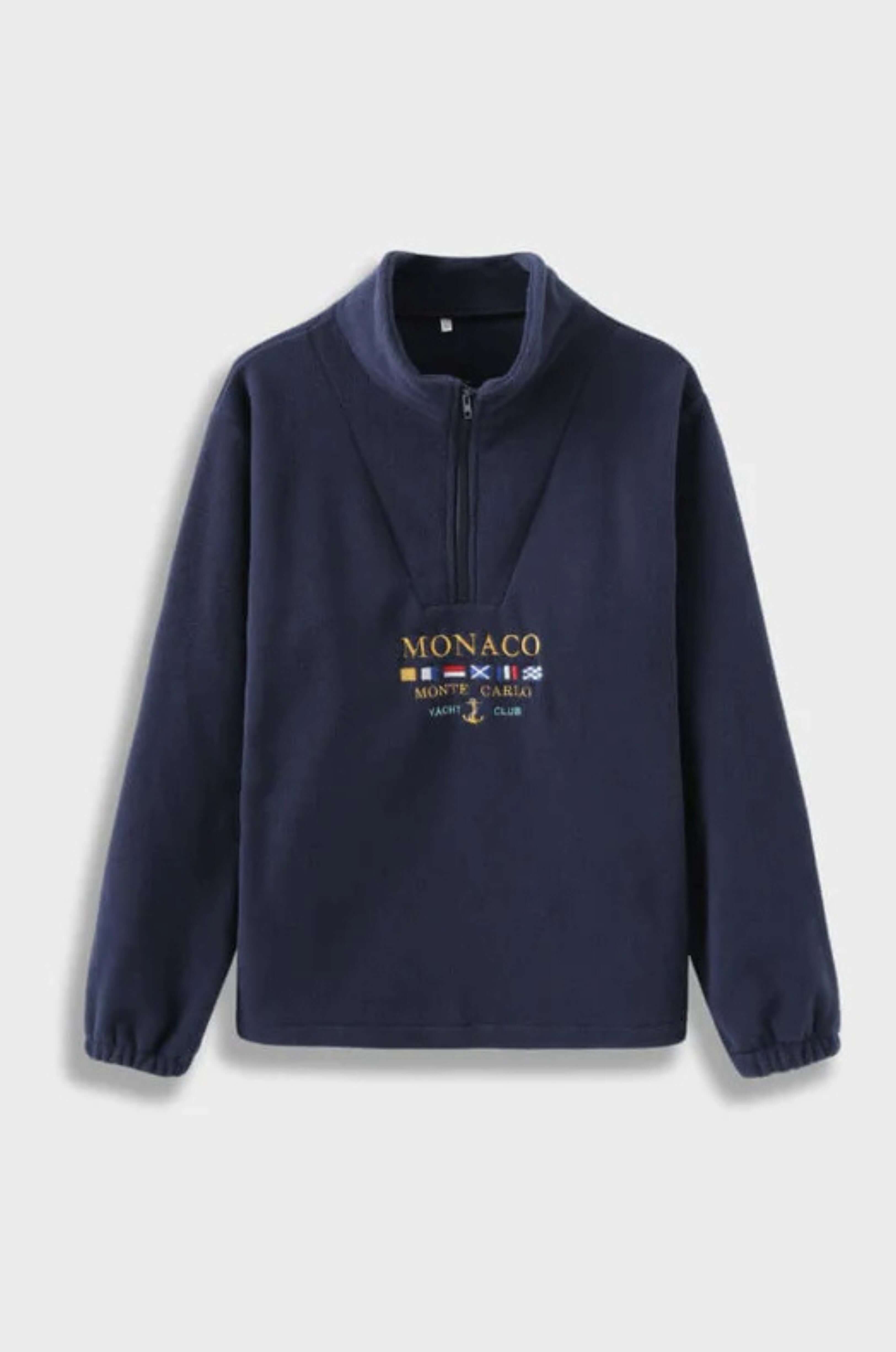 Monaco Pullover with Zipper