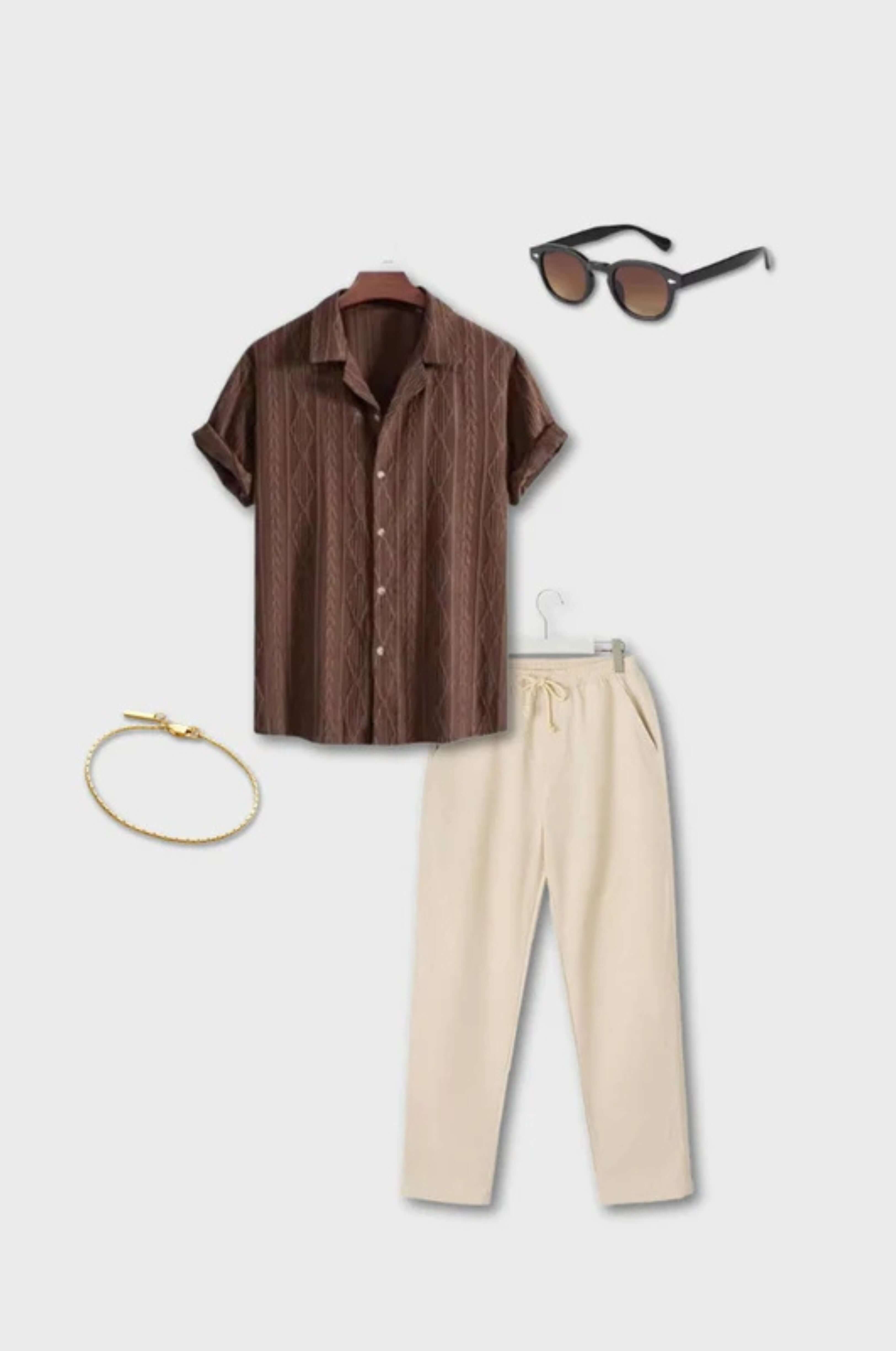 Luxuriöses Beiges Set