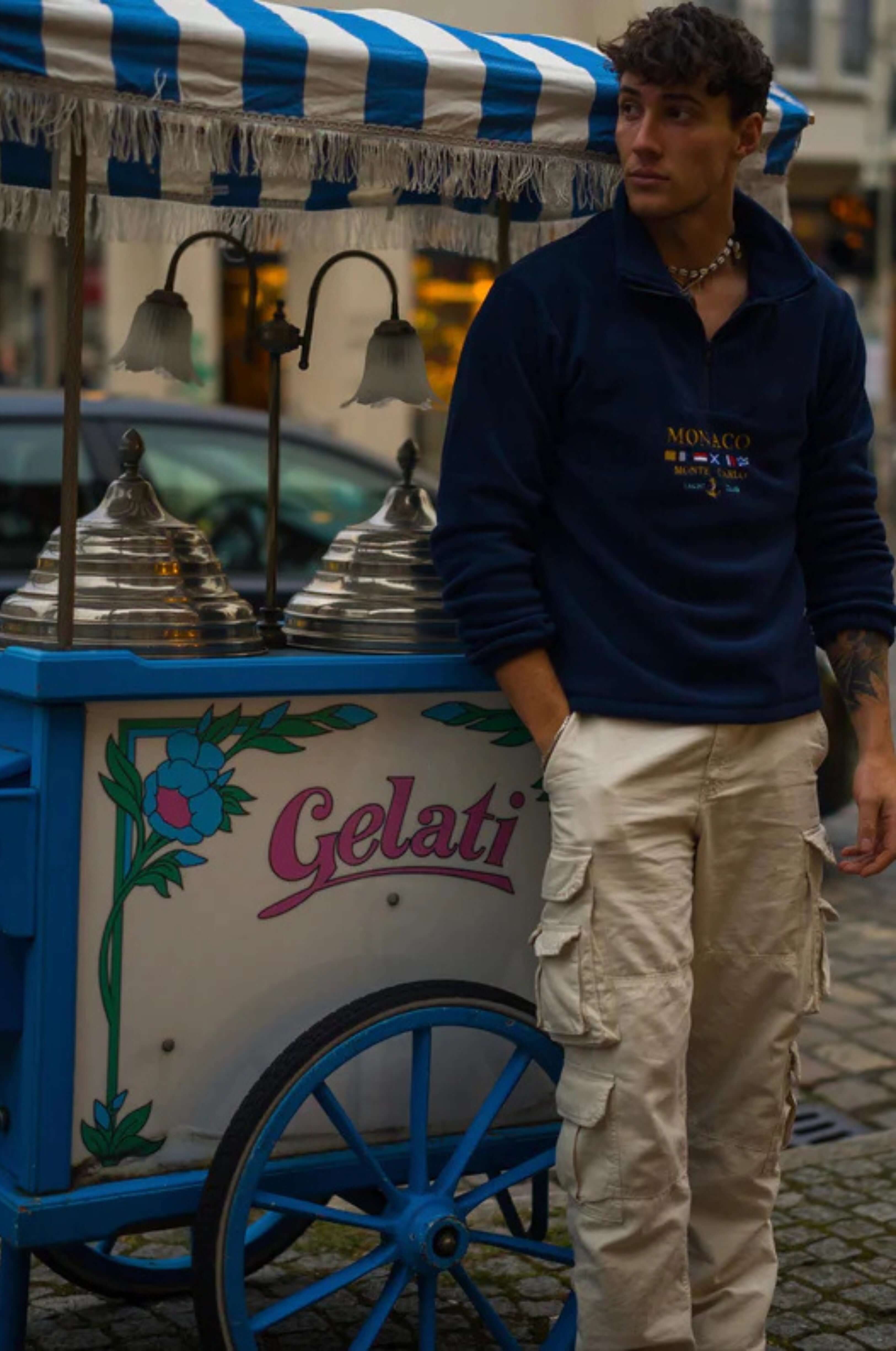 Monaco Pullover with Zipper