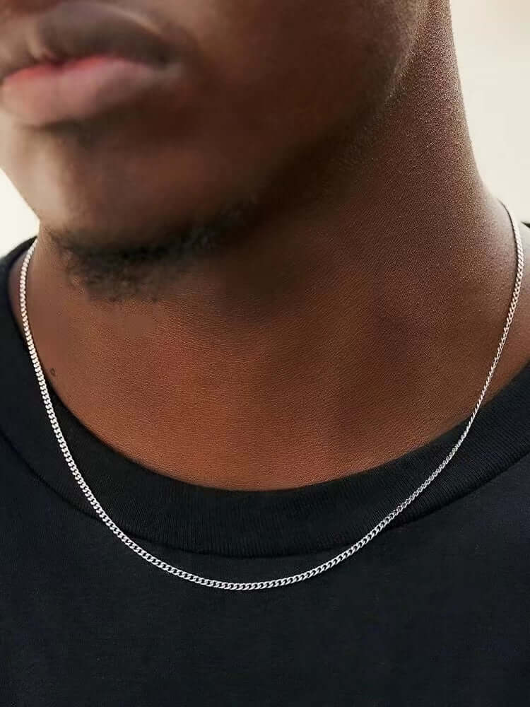 Minimalistische kubanische Halskette