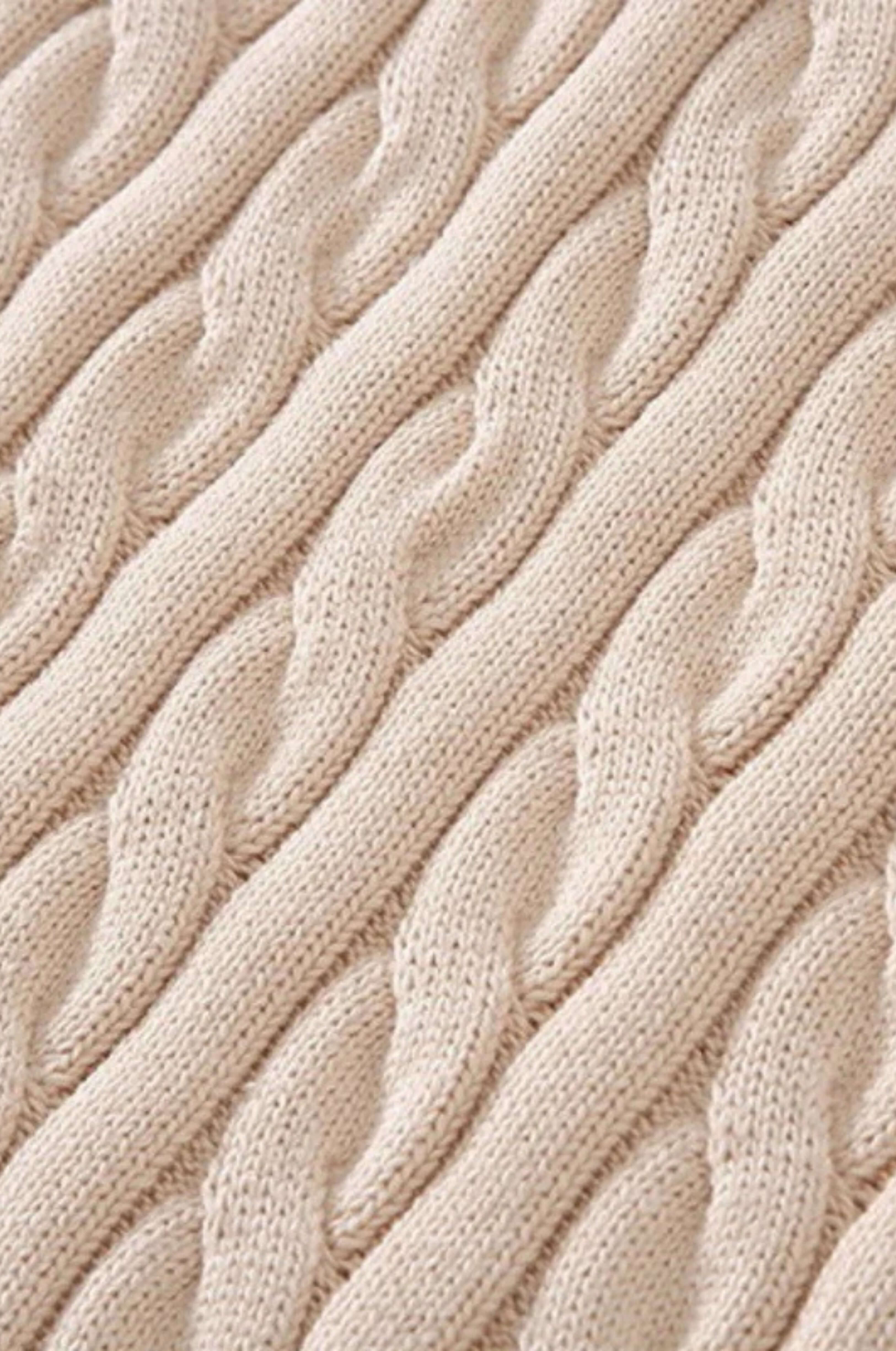 Pasano Cable Knit Zip Up