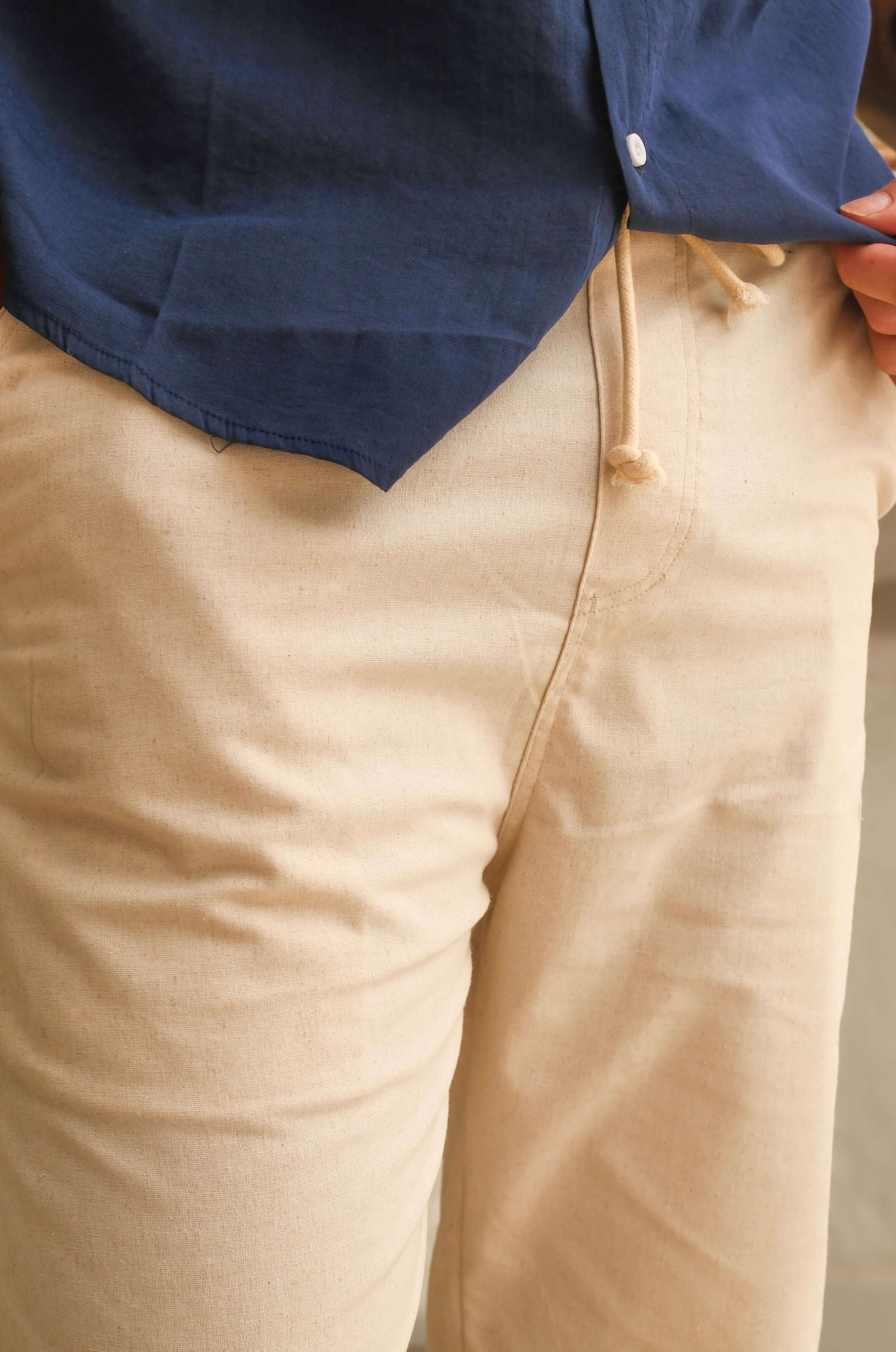 Leinen Sommer Pantalon