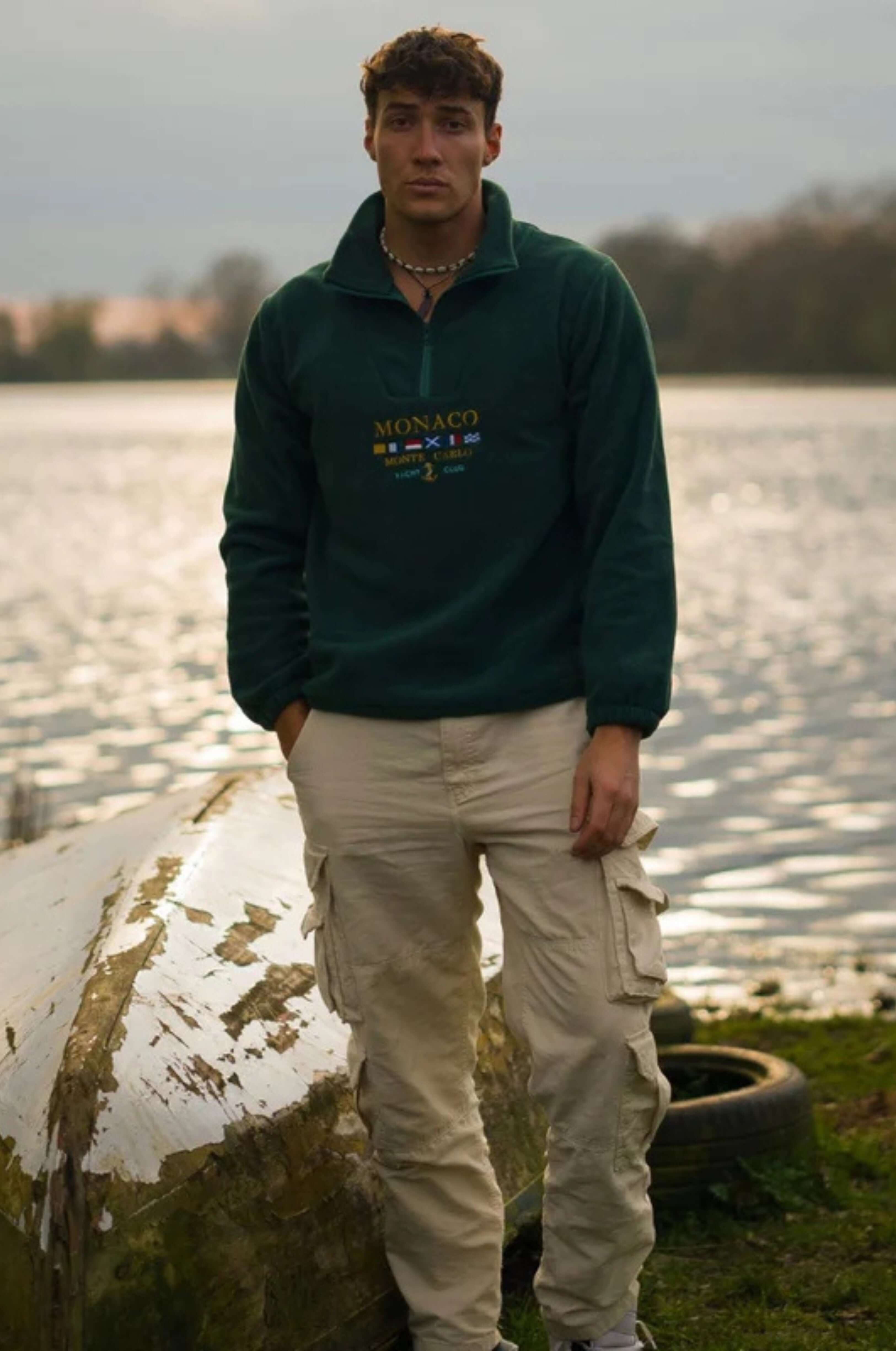 Monaco Pullover with Zipper