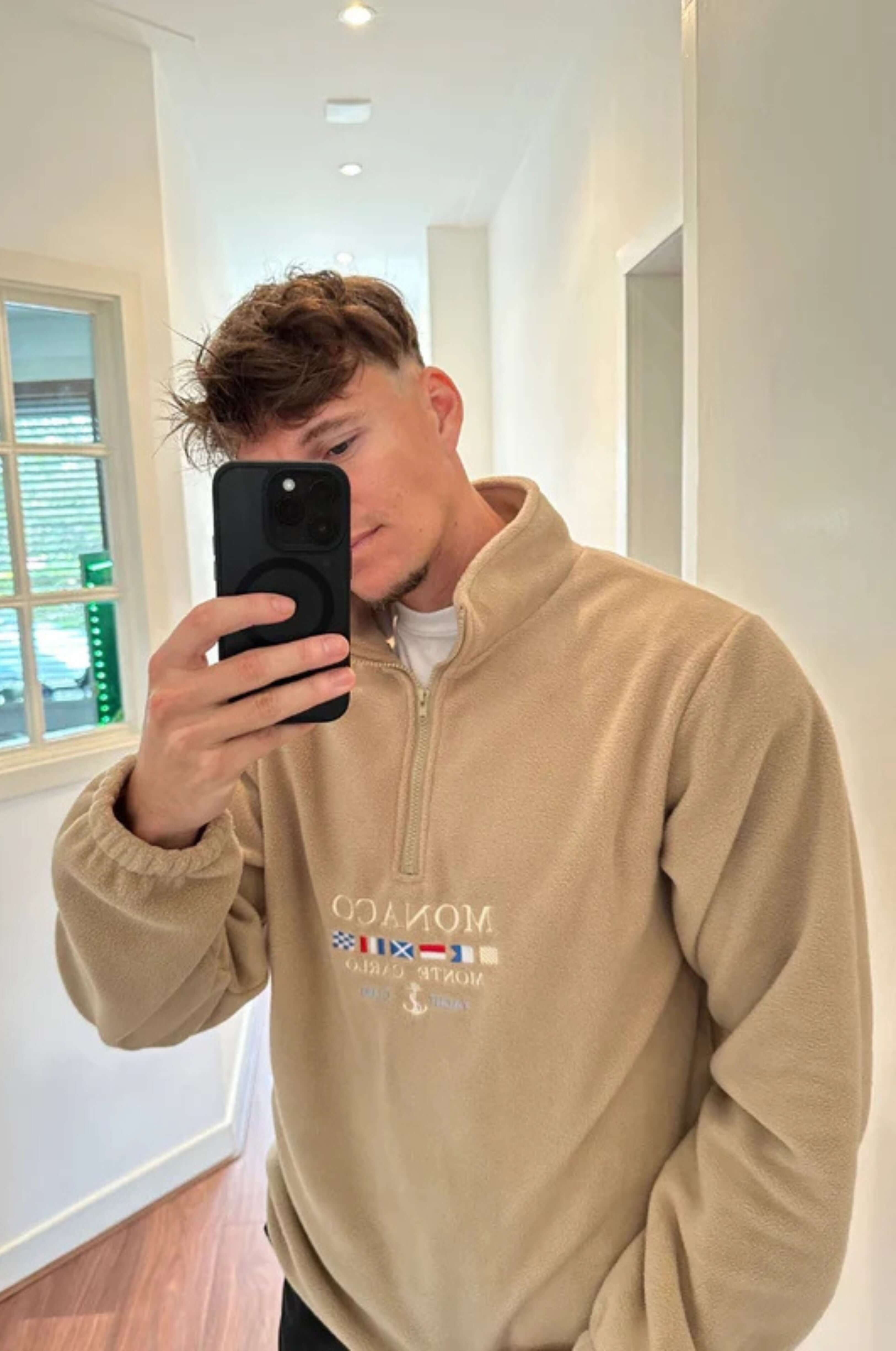 Monaco Pullover with Zipper