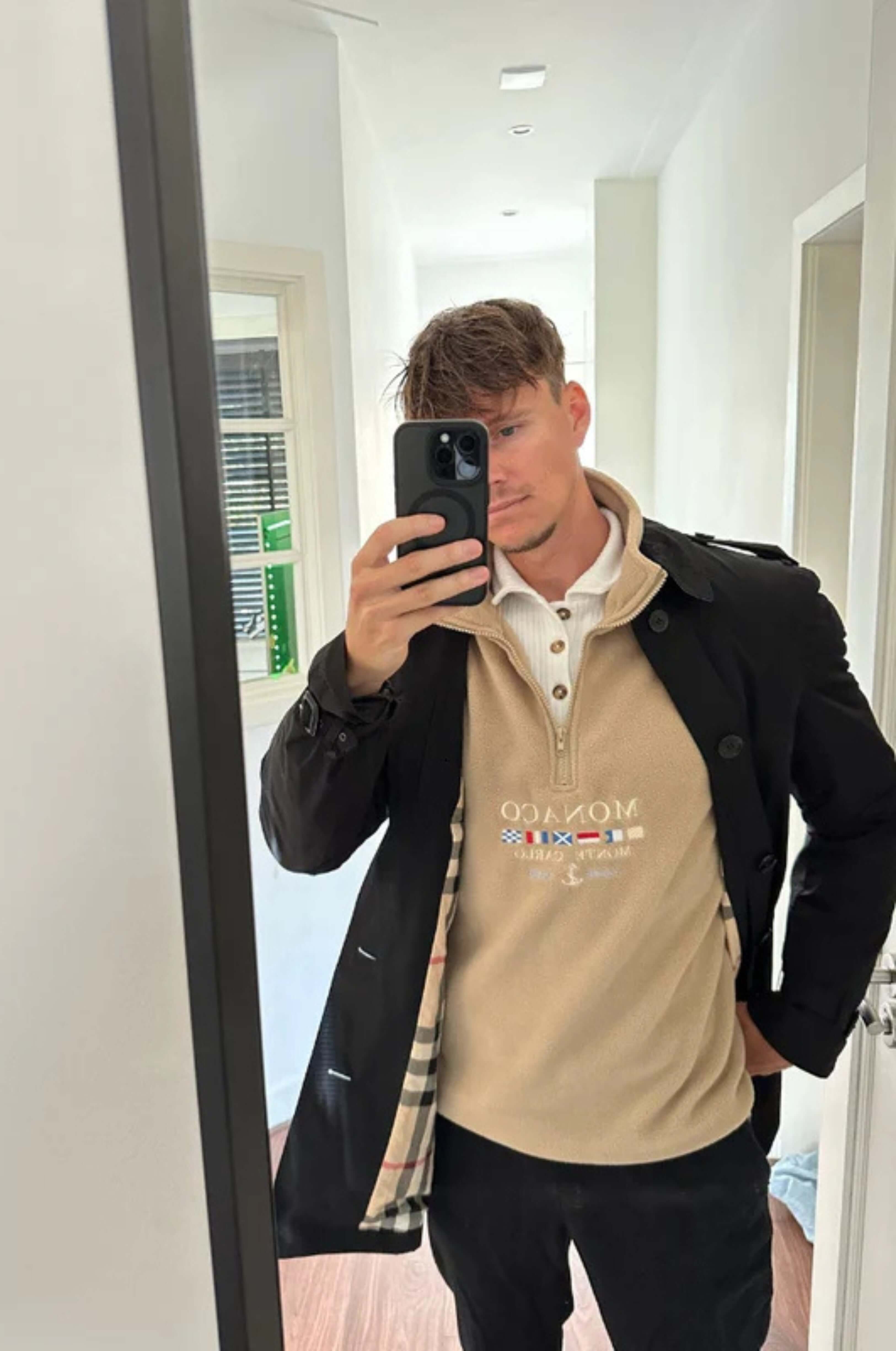 Monaco Pullover with Zipper