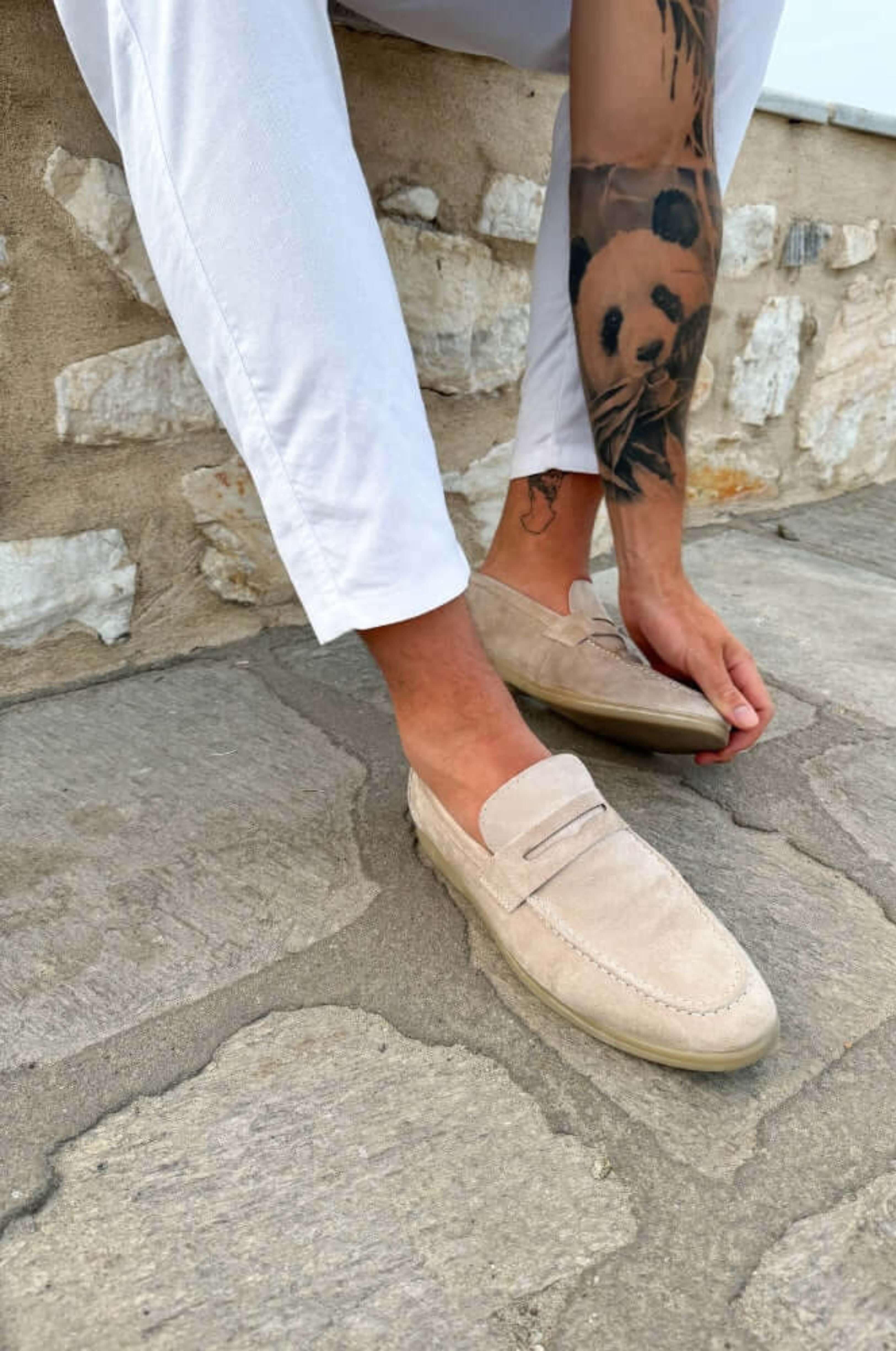 Loafer aus Wildleder