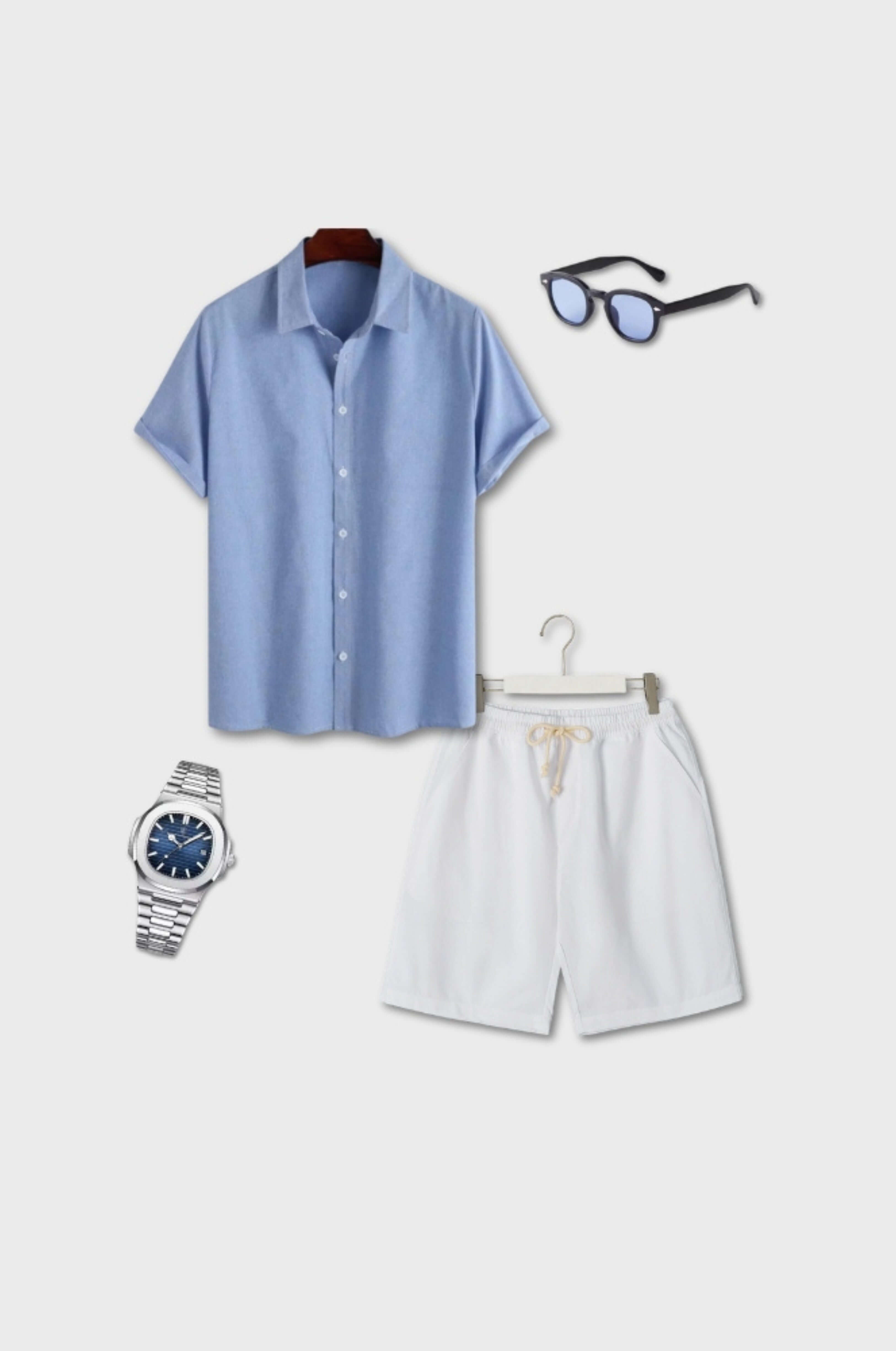 Blaues Mykonos-Tagesset