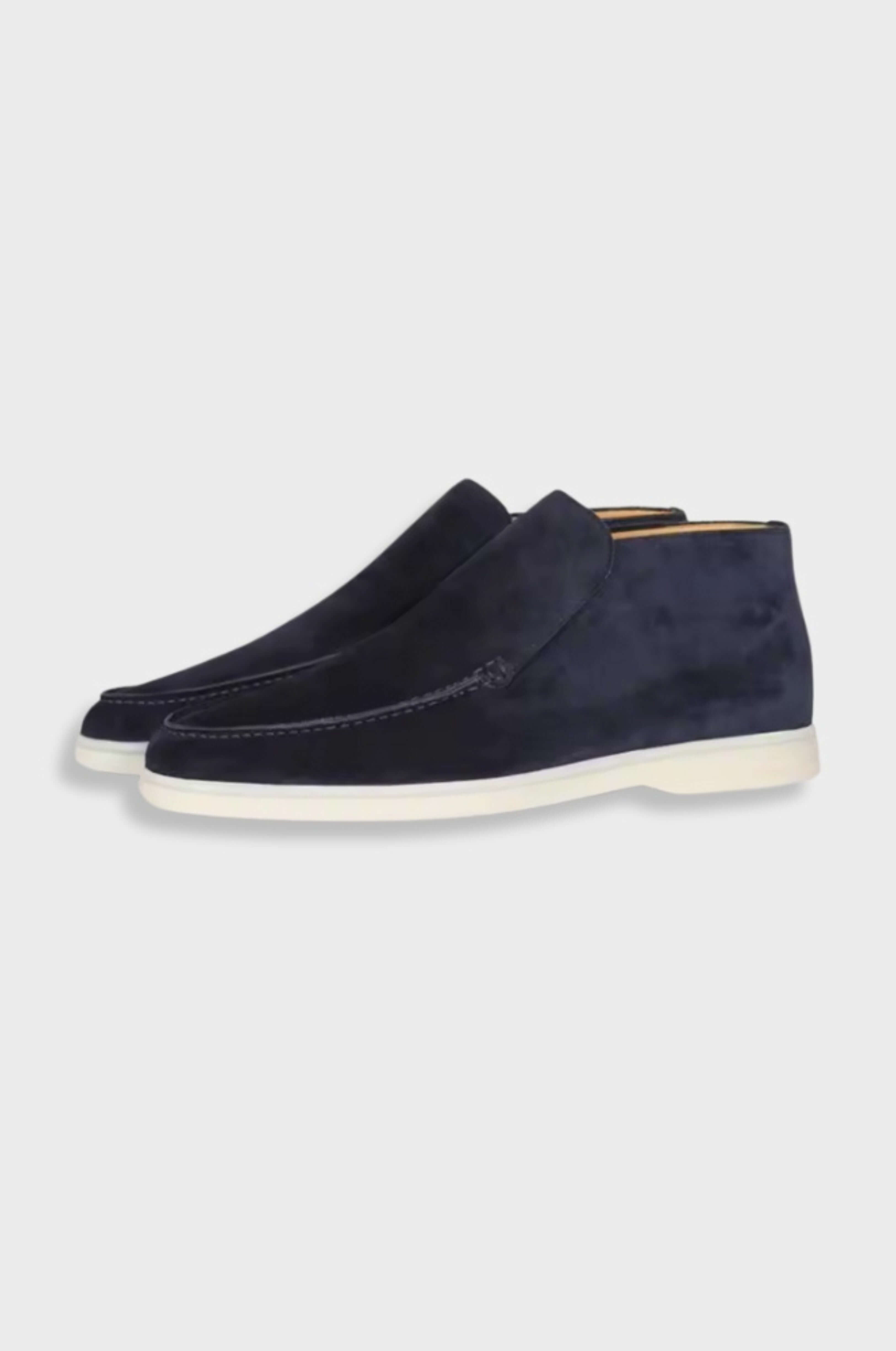 Hohe Leder-Loafer