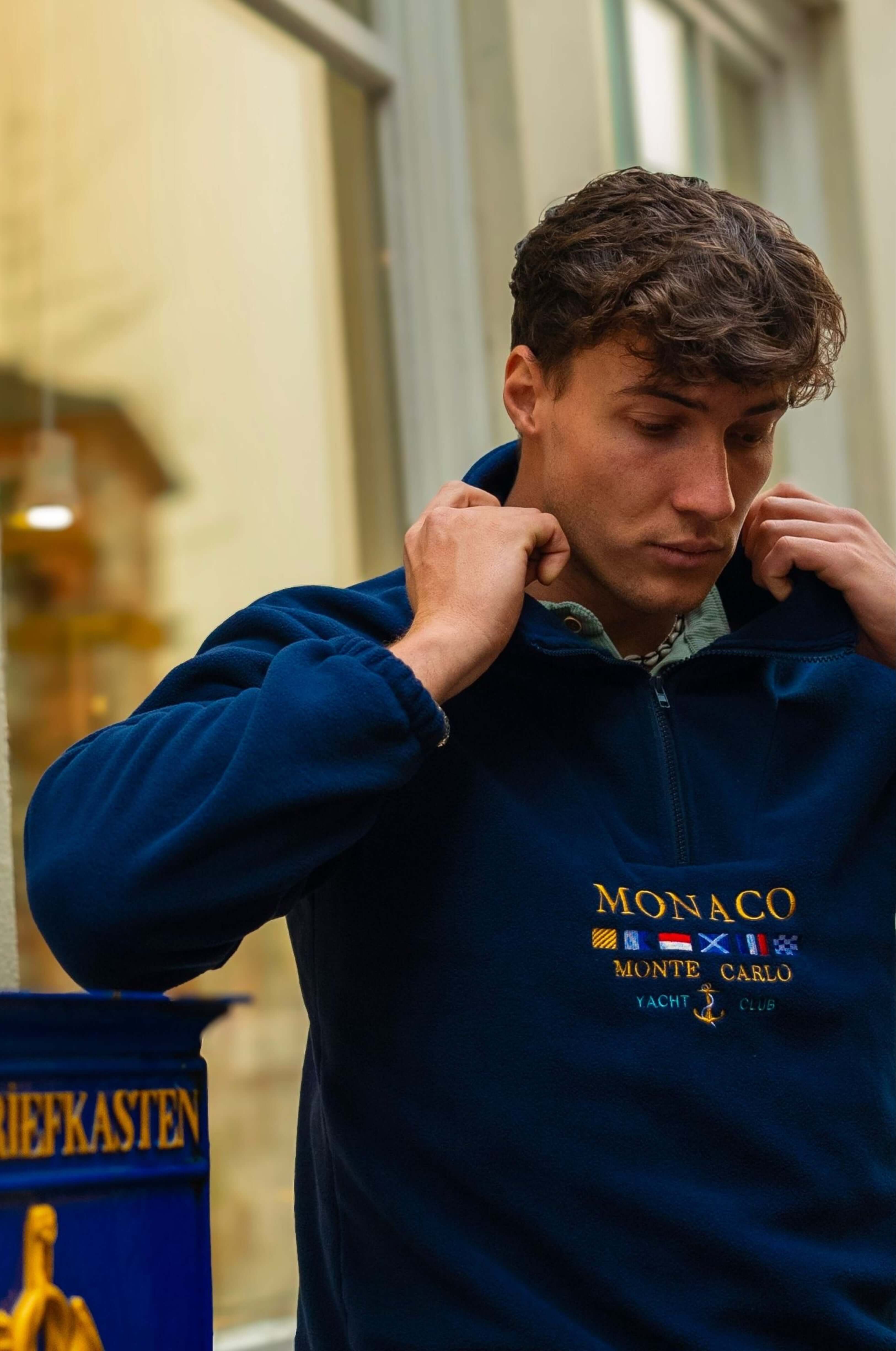 Monaco Pullover with Zipper