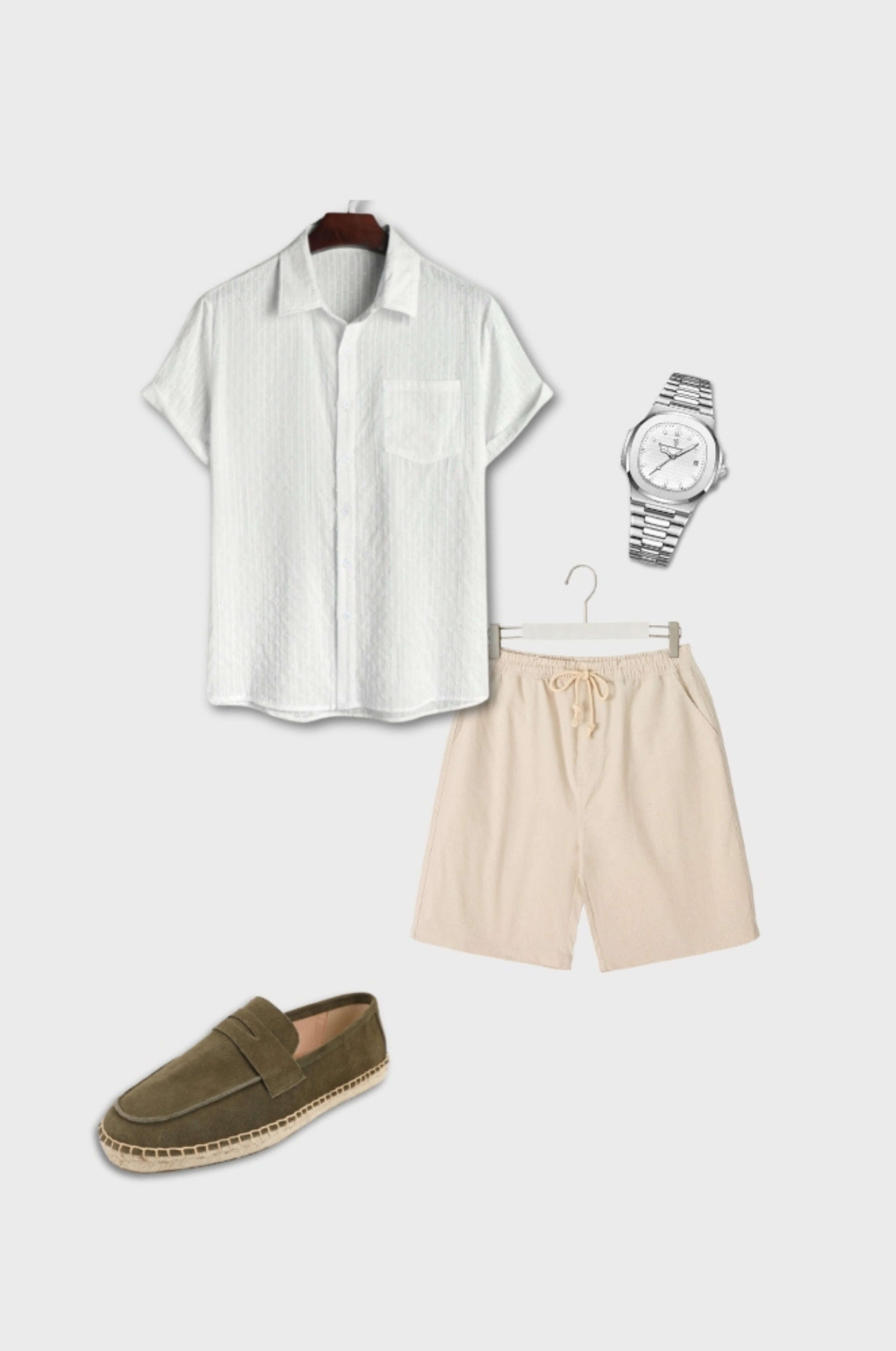 Olivgrünes Pallas-Set