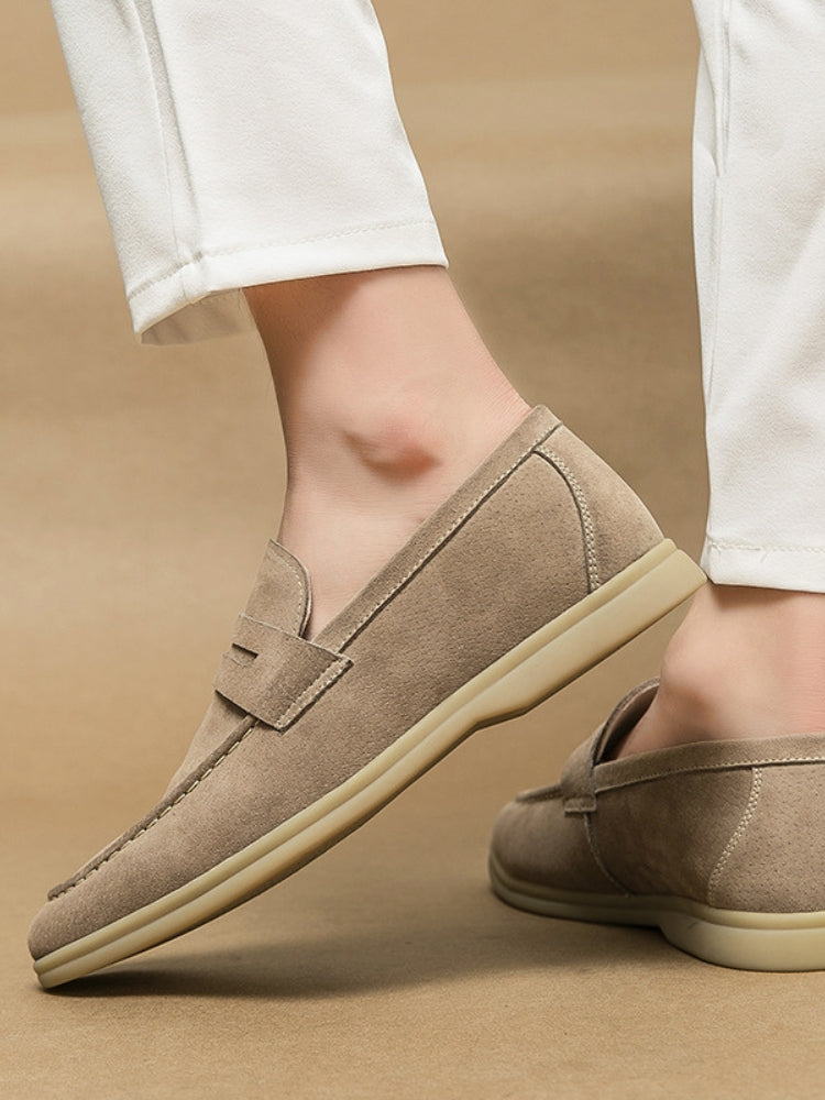 Suede Leather Loafers