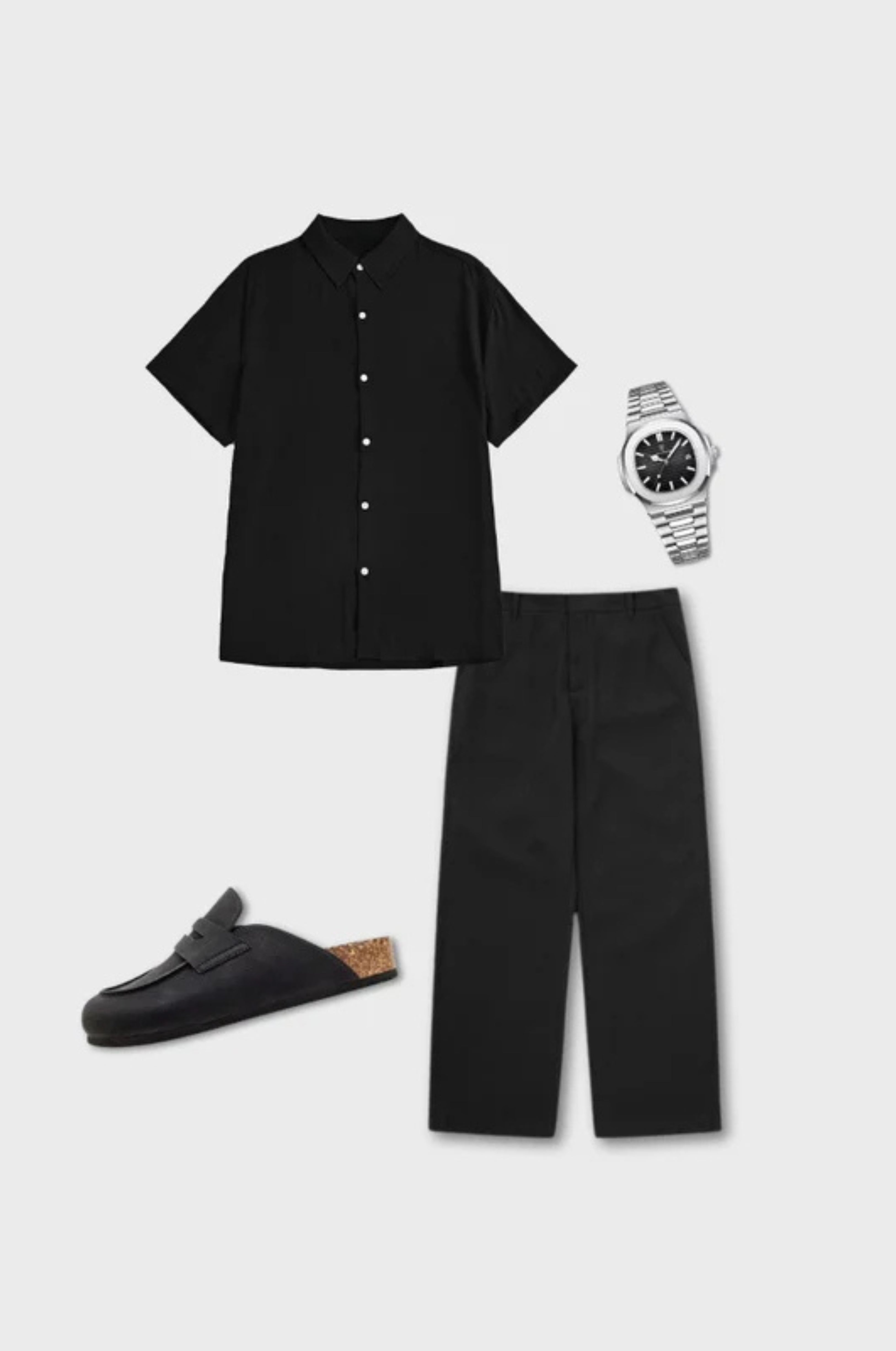 Casual All Black Set