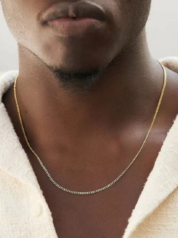 Minimalistic Cuban Necklace