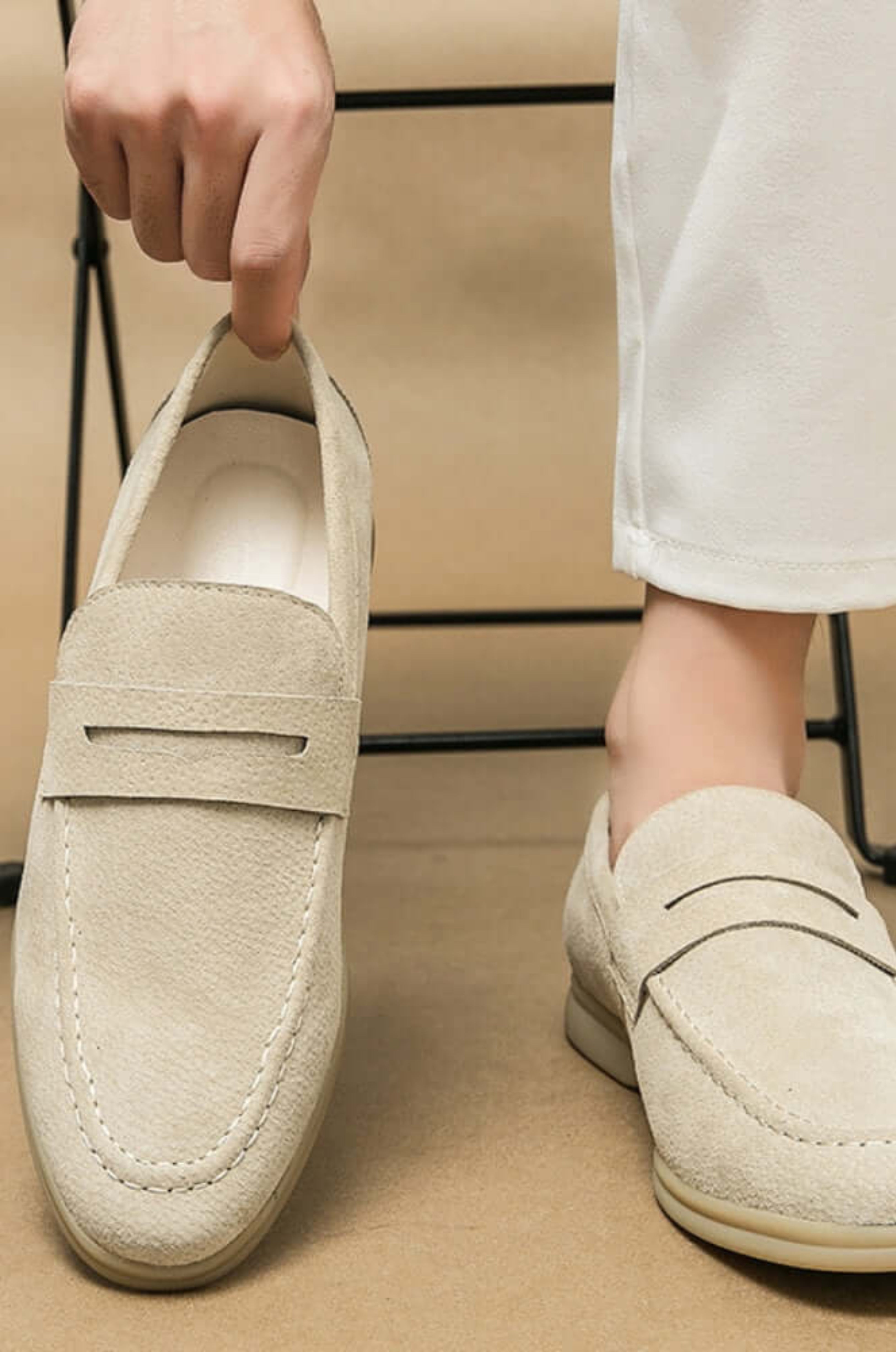 Loafer aus Wildleder