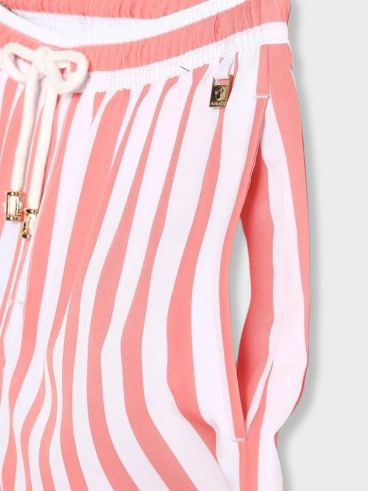 Striped Red Swimshort Monaco