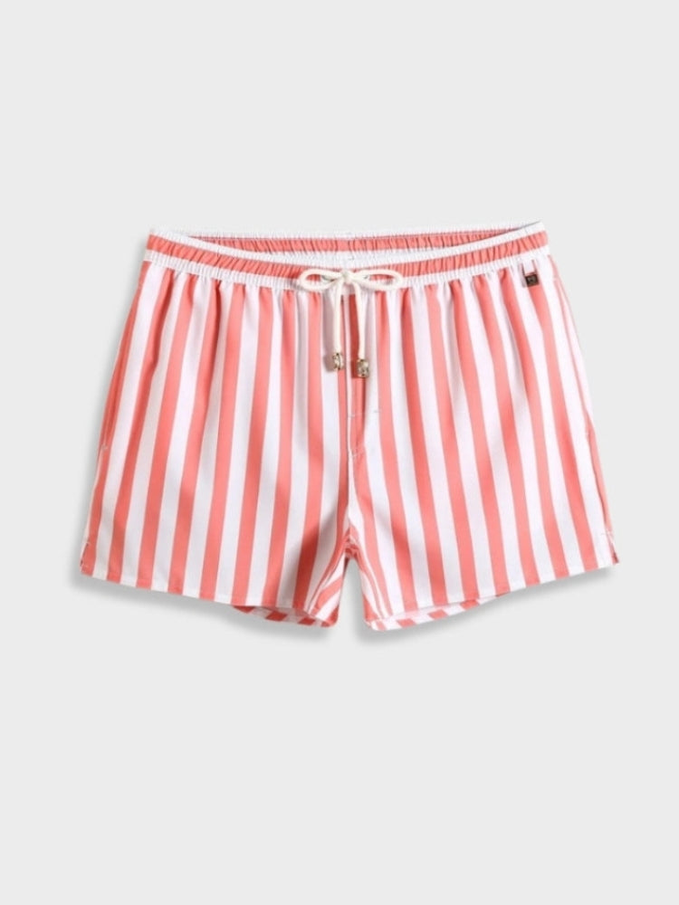 Striped Red Swimshort Monaco